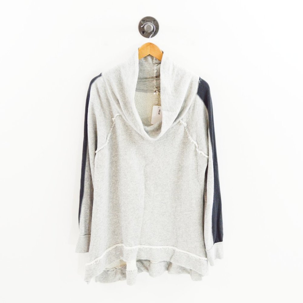 Free People Cowl Neck Pullover Top #194-82